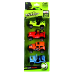 Bright Coloured Jeep - 4 piece Playset